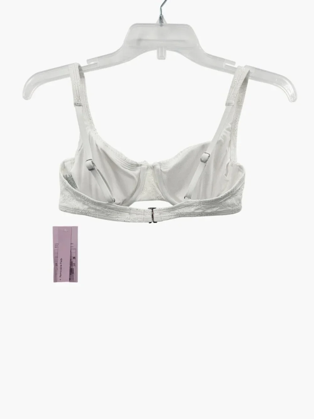 NEW Wild Fable Eyelet Underwire Bikini Top - White - Size XS